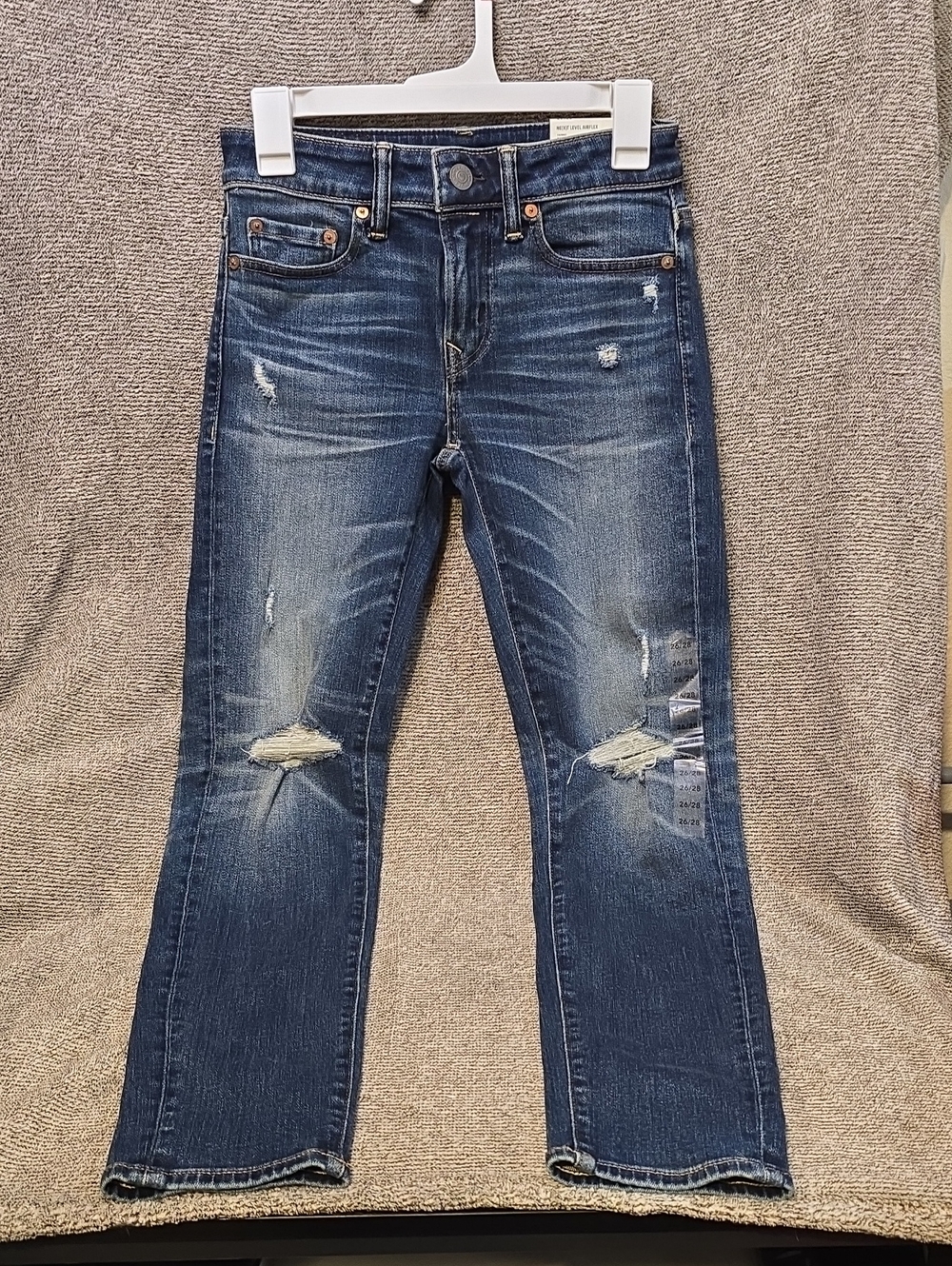 Classic Distressed Women's Blue Jeans